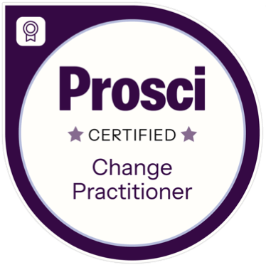 Certification Badge of Prosic Certified Change Manager